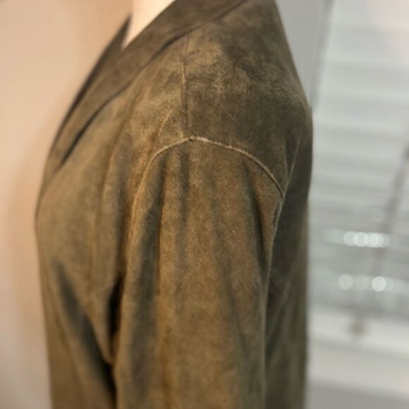 EILEEN FISHER Goat Suede Open Blazer
Jacket Green Large - Picture 5 of 16